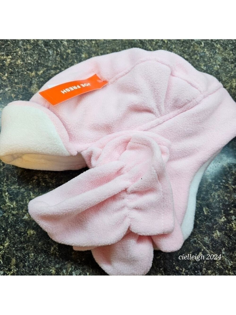 *4 for $25* Joe Fresh Pink Toddler Girl Trapper Hat and mittens
